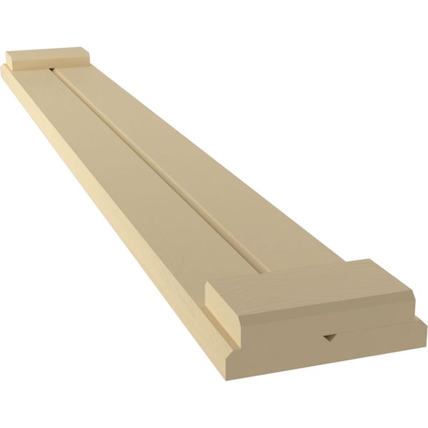 Ekena Millwork Americraft 2-Board Exterior Wood Joined Board-n-Batten Shutters w/ End Batten, ARW103BB207X42NTH, PR - ARW103BB207X42NTH