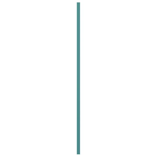 Ekena Millwork True Fit PVC Two Equal Flat Panel Shutters, Pure Turquoise, 18W x 33H, PR - TFP101FPF18X033PT