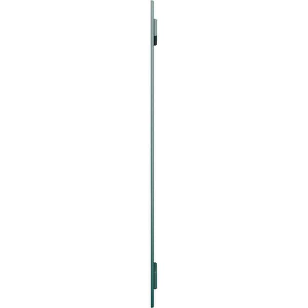 Ekena Millwork True Fit PVC Two Board Spaced Board-n-Batten Shutters, Thermal Green, 11 1/4W x 25H, PR - TFP101SBF11X025FG