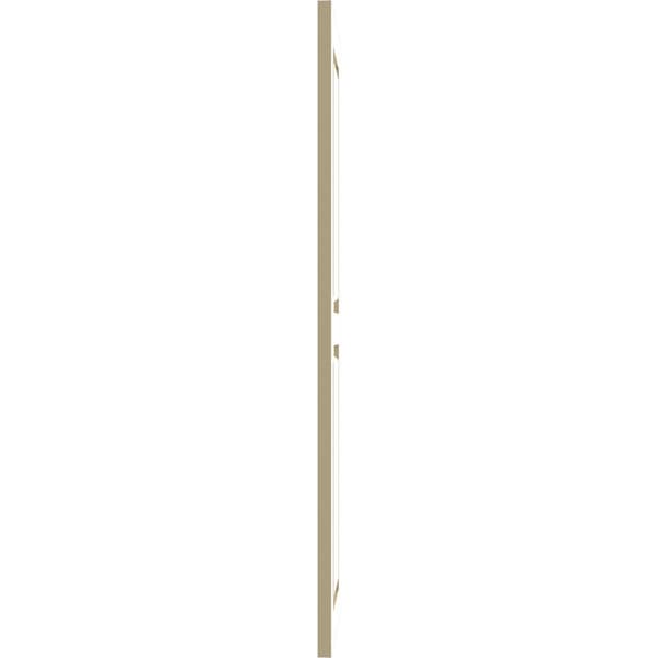 Ekena Millwork True Fit PVC, Two Equal Raised Panel Shutters, Natural Twine, 18W x 76H, PR - TFP101RPF18X076NT