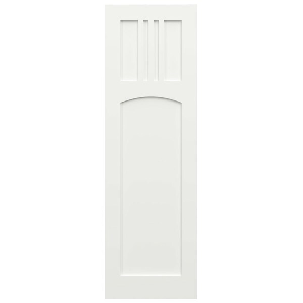 Ekena Millwork True Fit PVC San Miguel Mission Style Fixed Mount Shutters, Unfinished, 15W x 73H, PR - TFP001SM15X073UN