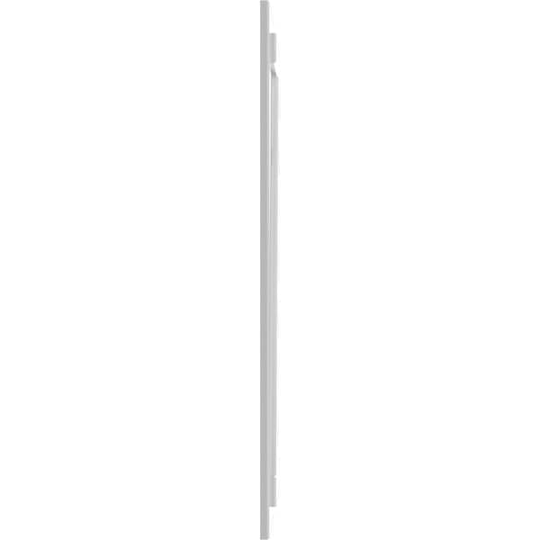 Ekena Millwork True Fit PVC Two Board Joined Board-n-Batten Shutters w/Z-Bar, White , 10 3/4W x 29H, PR - TFP102BBF11X029WH