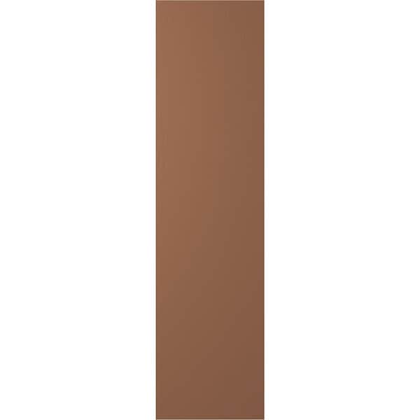 Ekena Millwork Americraft 4-Board (2 Batten) Wood Joined Board-n-Batten Shutters w/ Z-Bar, ARW102BB414X58BTH, PR - ARW102BB414X58BTH