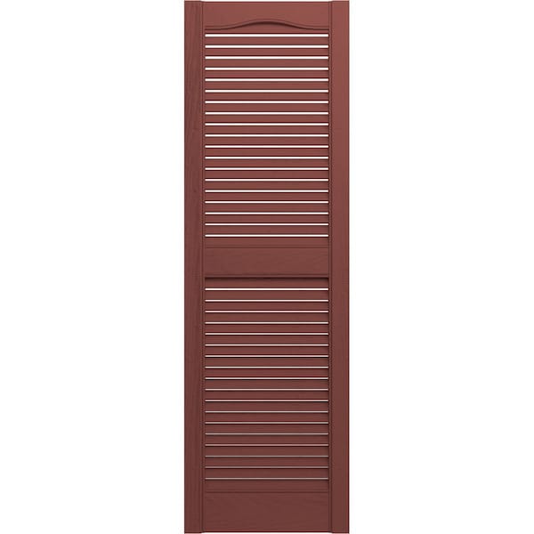 Ekena Millwork Builders Edge, TailorMade Cathedral Top Center Mullion, Open Louver Shutters, BEL1140074027, PR - BEL1140074027