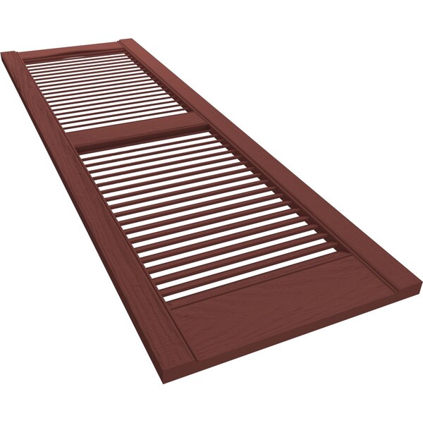 Ekena Millwork Builders Edge, TailorMade Cathedral Top Center Mullion, Open Louver Shutters, BEL1140074027, PR - BEL1140074027