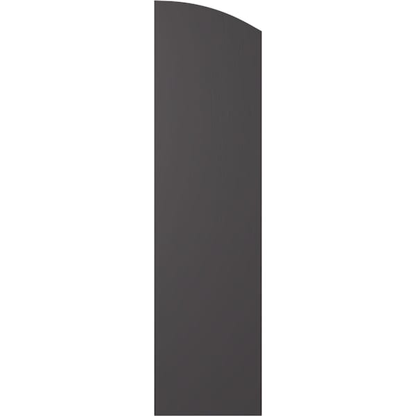 Ekena Millwork Americraft 4-Board (2 Batten) Wood Joined Board-n-Batten Shutters w/Ellipt Top, ARW101BE414X40SMH, PR - ARW101BE414X40SMH