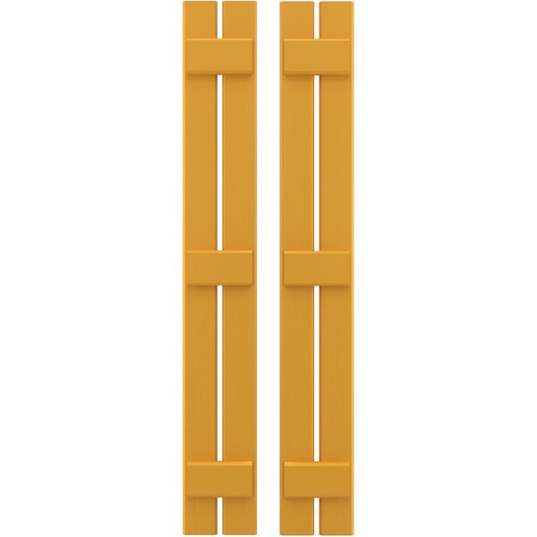 Ekena Millwork Americraft 2-Board (3 Batten) Exterior Real Wood Spaced Board-n-Batten Shutters, ARW401SB207X41TUH, PR - ARW401SB207X41TUH