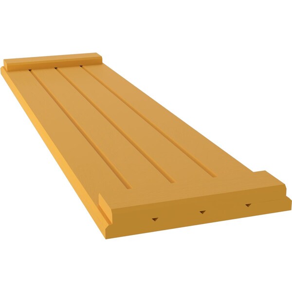Ekena Millwork Americraft 4-Board Exterior Wood Joined Board-n-Batten Shutters w/ End Batten, ARW103BB414X42TUH, PR - ARW103BB414X42TUH