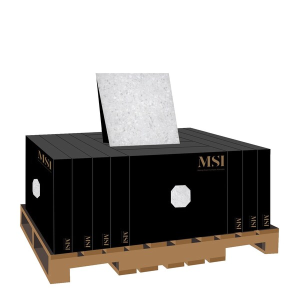 Msi Terrazo Glacier SAMPLE Porcelain Paver Tile - ZOR-LSC-0114-SAM