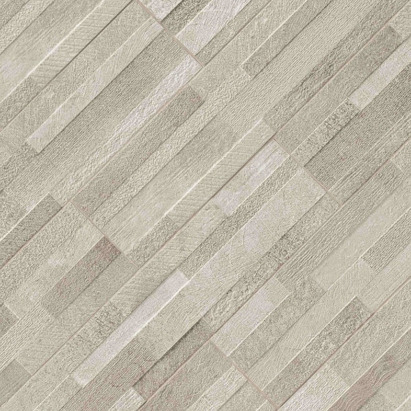 Msi Nora Cream 6 in x 24 in Matte Porcelain Stone Ledger Look Tile 11PK - ZOR-PT-0644