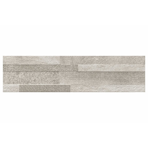 Msi Nora Cream 6 in x 24 in Matte Porcelain Stone Ledger Look Tile 11PK - ZOR-PT-0644