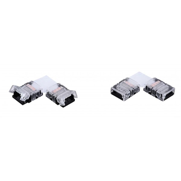 Vaxcel Instalux Tape Light - Conector tipo Snap L, blanco con negro - X0113