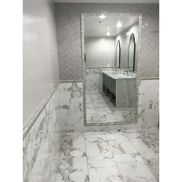Msi Pietra Statuario SAMPLE Polished Porcelain Floor And Wall Tile - ZOR-PT-0602-SAM