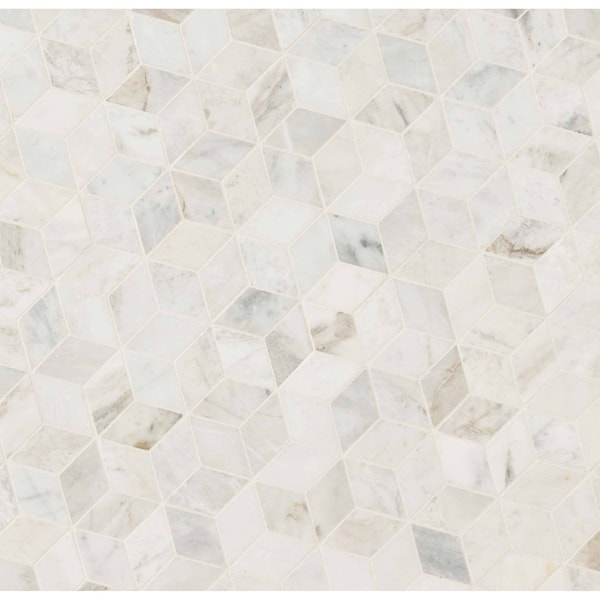 Msi Arabescato Venato White SAMPLE Cube Honed Marble Mosaic Tile - ZOR-MD-0383-SAM