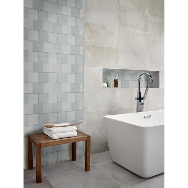 Msi Renzo Sky 3" X 12" Glossy Ceramic Blue Wall Tile, PK22 - ZOR-PT-0111
