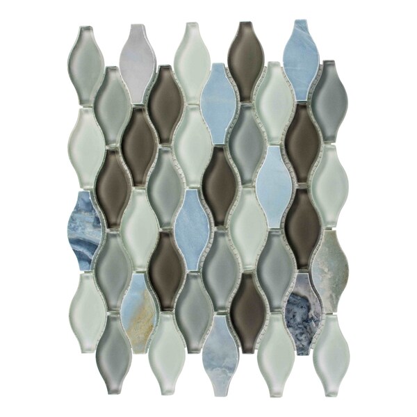 Andova Tiles ANDOVA TILES Annabelle Arabesque Mosaic Wall Tile - ANDANN263