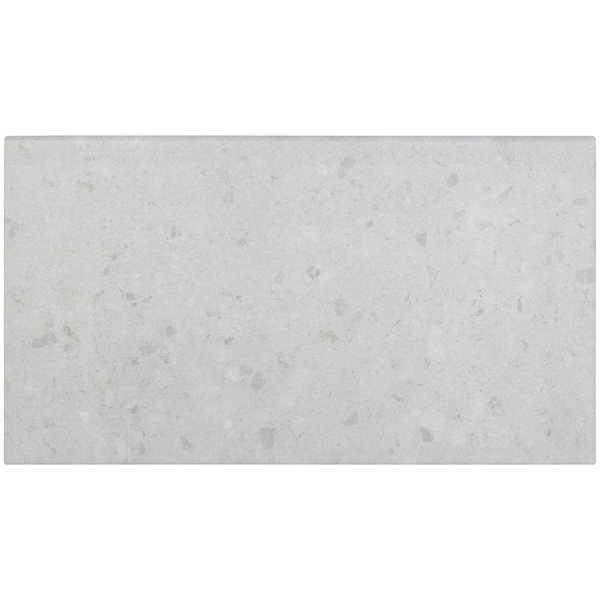 Msi Terrazo Glacier 13 in.  X 24 in.  Glazed Porcelain Pool Coping, 2PK - ZOR-LSC-0082