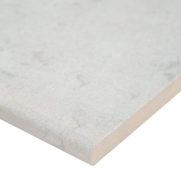 Msi Terrazo Glacier 13 in.  X 24 in.  Glazed Porcelain Pool Coping, 2PK - ZOR-LSC-0082