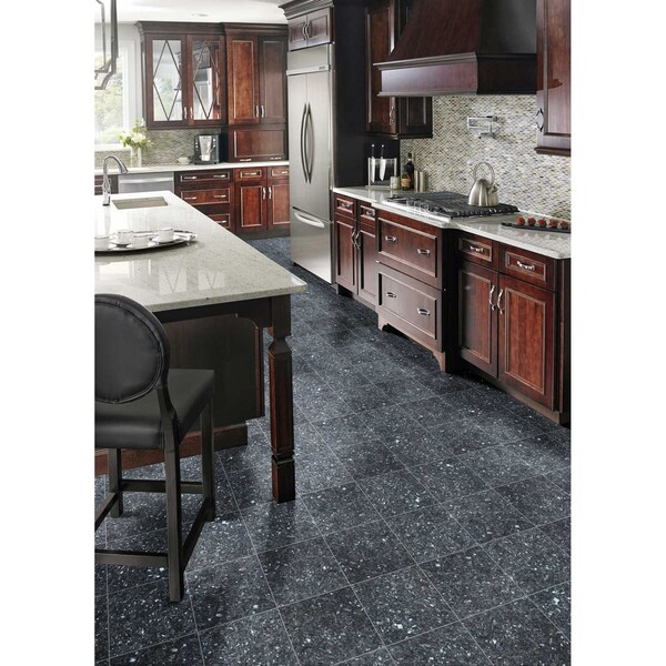Msi Blue Pearl 12 In. X 12 In. Polished Granite Floor And Wall Tile, 5PK - ZOR-NS-0049