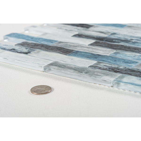 Andova Tiles SAMPLE Giovan 1 x 4 Glass Brick Joint Mosaic Tile - SAM-ANDGIO402