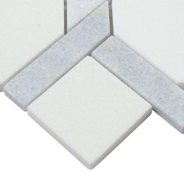 Msi Azula Kaya Sample Polished Marble Mosaic Floor And Wall Tile - ZOR-MD-0637-SAM