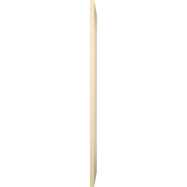 Ekena Millwork 12W x 45H True Fit PVC Diagonal Slat Modern Style Fixed Mount Shutters, Natural Twine, PR - TFP001DG12X045NT