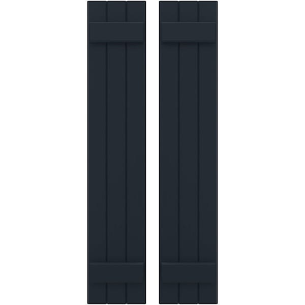 Ekena Millwork Americraft 3-Board (2 Batten) Exterior Real Wood Joined Board-n-Batten Shutters, ARW101BB311X31OBH, PR - ARW101BB311X31OBH