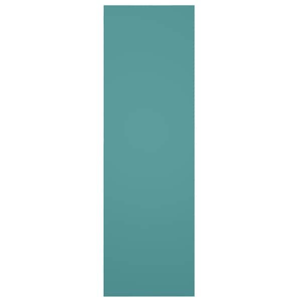 Ekena Millwork True Fit PVC Center X-Board Farmhouse Fixed Mount Shutters, Pure Turquoise , 12W x 36H, PR - TFP107FH12X036PT