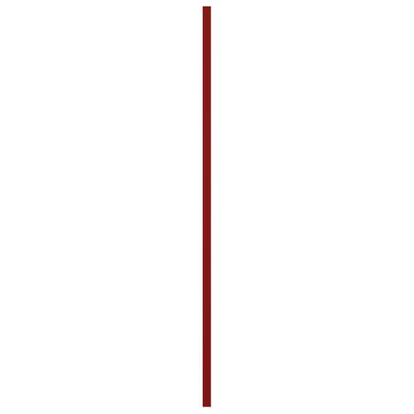 Ekena Millwork True Fit PVC Two Equal Panel Farmhouse Fixed Mount Shutters w/ Z-Bar, Fire Red , 12W x 31H, PR - TFP102FH12X031BR
