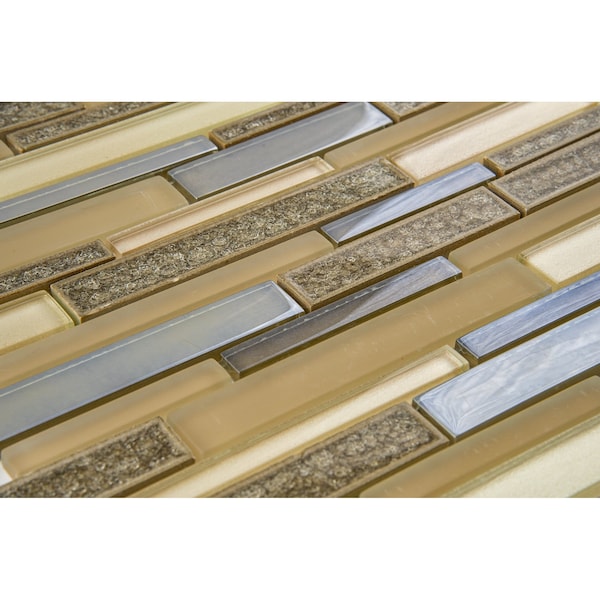 Andova Tiles SAMPLE Reign 2 x 025 Straight Edge Glass Mosaic Wall Tile - SAM-ANDREI533