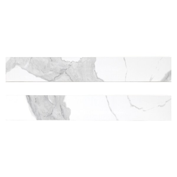 Msi Eden Statuary SAMPLE Polished Bull Nose Wall Tile - ZOR-PT-TR-0214-SAM