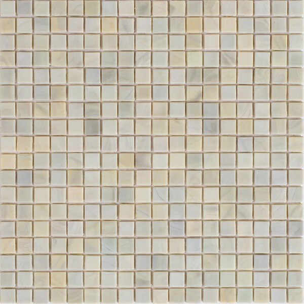 Apollo Tile Skosh 11.6in x 11.6in Glossy Hazelnut Beige Glass Mosaic Wall and Floor Tile 18.69 sqft/case, 20PK - APLNB88BG323A