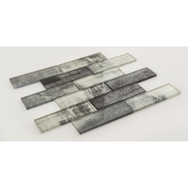 Andova Tiles SAMPLE Migdal 2 x 6 Glass Brick Joint Mosaic Tile - SAM-ANDMIG230