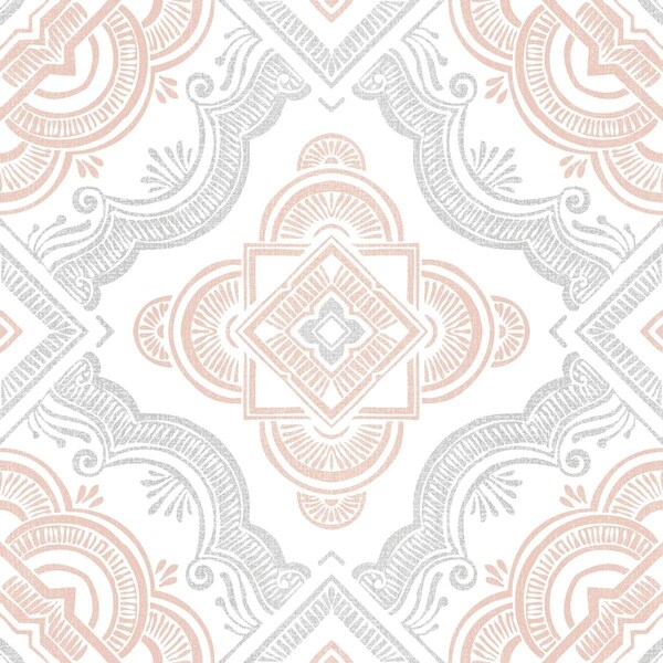Floorpops Cecilia Peel & Stick Floor Tiles, Whites & Off-Whites - FP3566