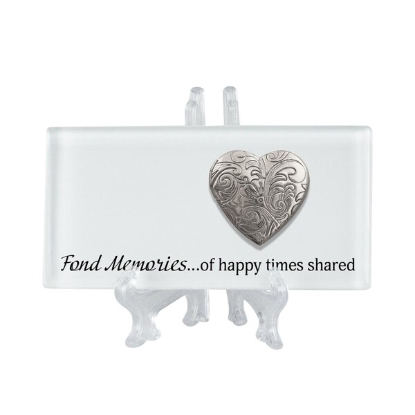 Cottage Garden 4 x 2 in. Fond Memories of Happy Times Shared Ceramic Tile - TLGL41WH