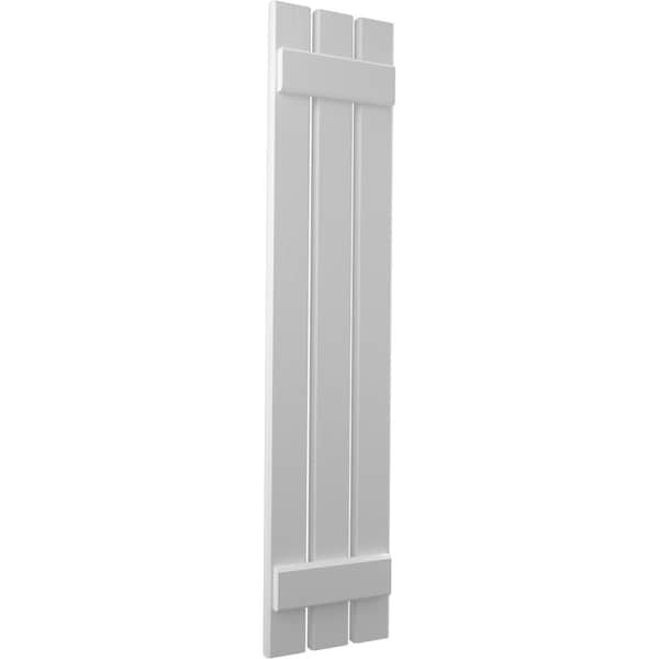 Ekena Millwork Americraft 3-Board (2 Batten) Exterior Real Wood Spaced Board-n-Batten Shutters, ARW101SB311X70PRH - ARW101SB311X70PRH