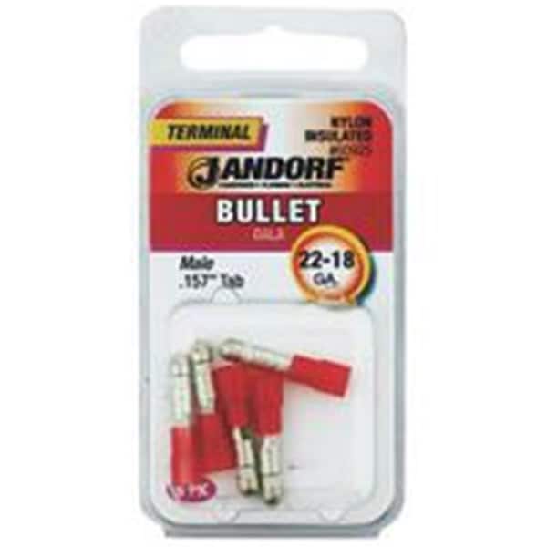 Terminal de bala Jandorf 22-18 M con aislamiento de nylon 60925 - 3401312