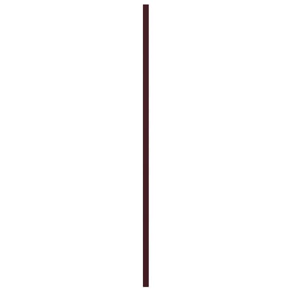 Ekena Millwork True Fit PVC Single X-Board Farmhouse Fixed Mount Shutters, Wine Red, 15W x 38H, PR - TFP001FH15X038WR