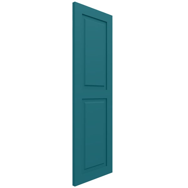 Ekena Millwork True Fit PVC, Two Equal Raised Panel Shutters, Antigua, 18W x 40H, PR - TFP101RPF18X040AN
