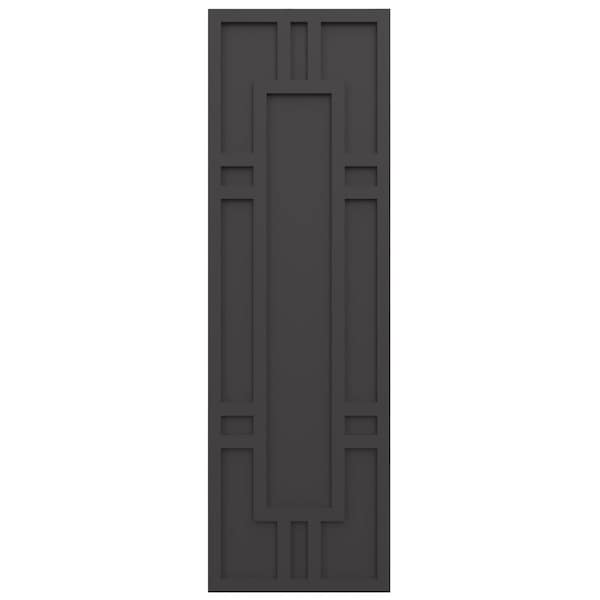 Ekena Millwork True Fit PVC Hastings Fixed Mount Shutters, Shadow Mountain, 18W x 65H, PR - TFP001HS18X065SM
