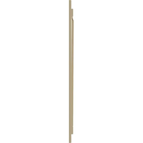 Ekena Millwork True Fit PVC, Two Board Joined Board-n-Batten Shutters w/Z-Bar, Natural Twine , 10 3/4W x 49H, PR - TFP102BBF11X049NT