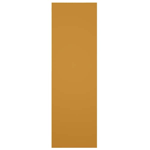 Ekena Millwork True Fit PVC Single X-Board Farmhouse Fixed Mount Shutters, Turmeric, 18W x 78H, PR - TFP001FH18X078TU