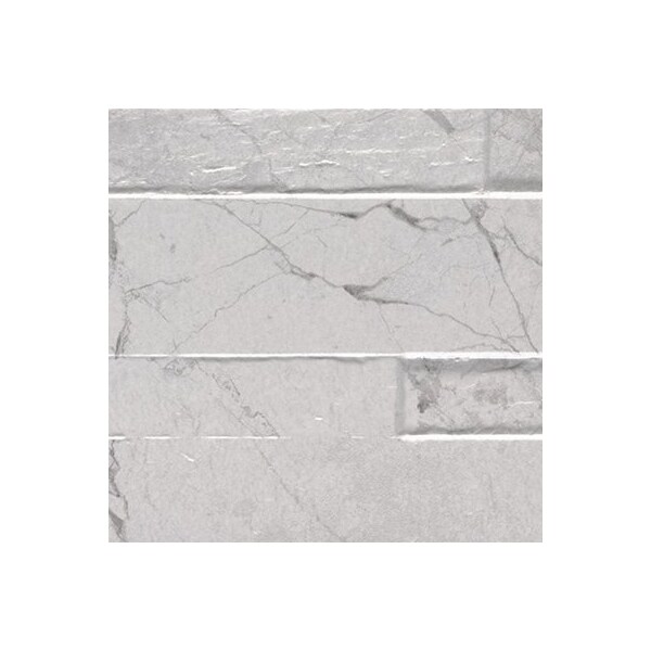 Msi Carrara White Ledger Panel 6 In. X 24 In. Glazed Porcelain Wall Tile, 11PK - ZOR-PNL-0103