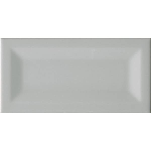 Msi Gray Glossy Inverted Beveled 3 In. X 6 In. Glazed Ceramic Wall Tile, 88PK - ZOR-PT-0499