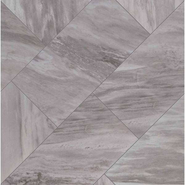 Msi Eden Bardiglio 12 In X 24 In. Polished Porcelain Floor And Wall Tile, 8PK - ZOR-PT-0163