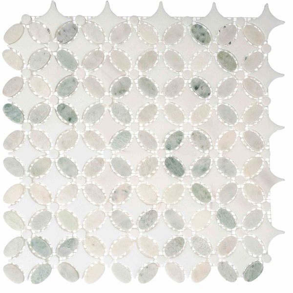 Andova Tiles ANDOVA TILES Martha Natural Stone Marble Look Mosaic Wall & Floor Tile - ANDMART468