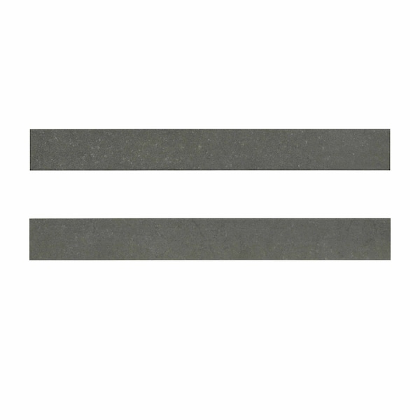 Msi Dimensions Graphite 3 X 24 Matte Porcelain Bullnose Tile Trim, 24PK - ZOR-PT-TR-0109