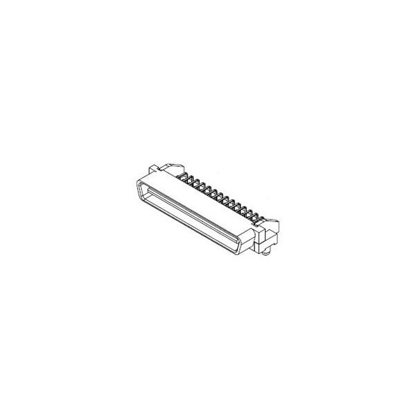 Conectores de placa a placa y de placa a placa base Molex de 0.050 Ebbi 50D Ra Plu Ra Plug 30 Sau 40Ck - 716612540