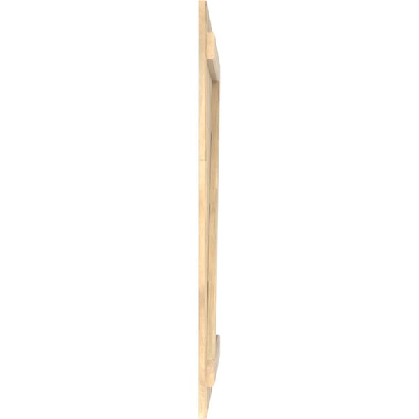 Ekena Millwork Americraft 5-Board (2 Batten) Wood Spaced Board-n-Batten Shutters w/ Z-Bar, ARW102SB519X84UNH, PR - ARW102SB519X84UNH