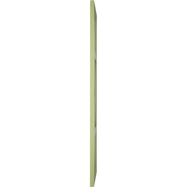 Ekena Millwork True Fit PVC Center X-Board Farmhouse Fixed Mount Shutters, Moss Green , 15W x 50H, PR - TFP107FH15X050MG